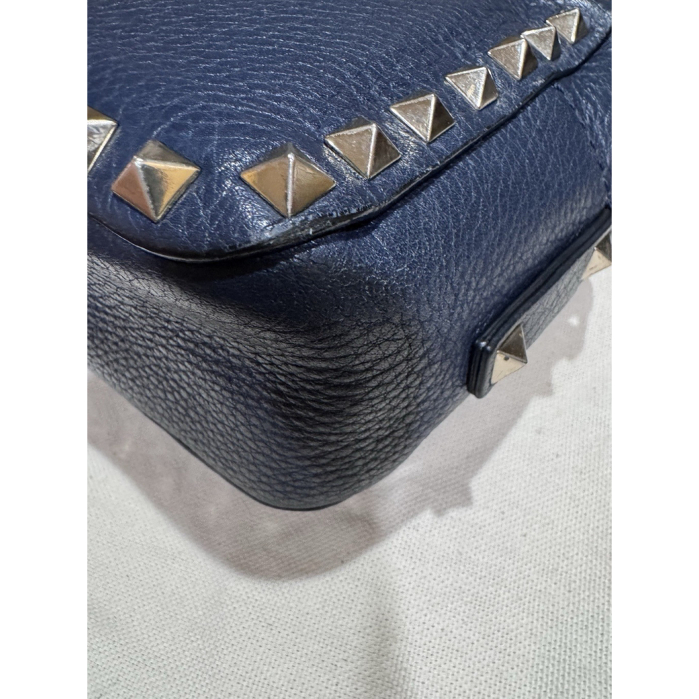 Valentino Rockstud Gold Hardware Crossbody Blue - Picture 13 of 16